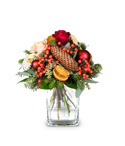 Bouquet de noël - Macky Fleurs Lausanne