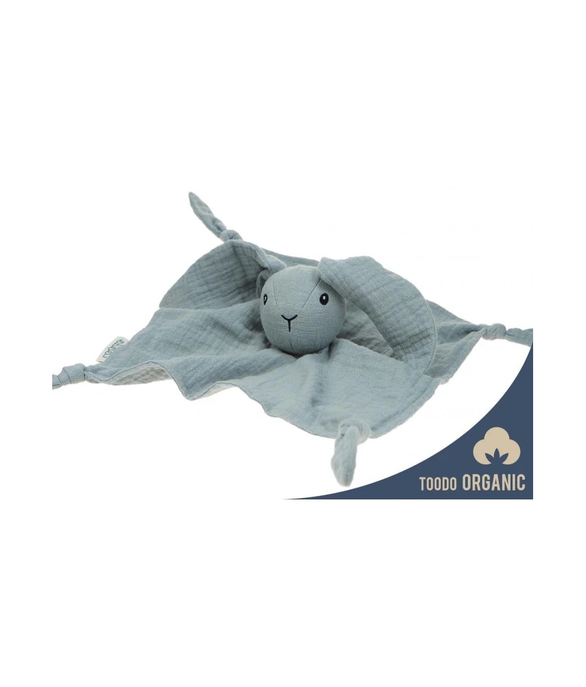 Doudou Lapin bleu - Toodo - Macky Fleurs Lausanne