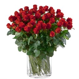 Rose rouge à l'Unité - Macky Fleurs Lausanne