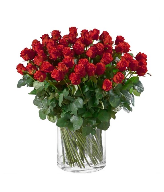 Rose rouge à l'Unité - Macky Fleurs Lausanne