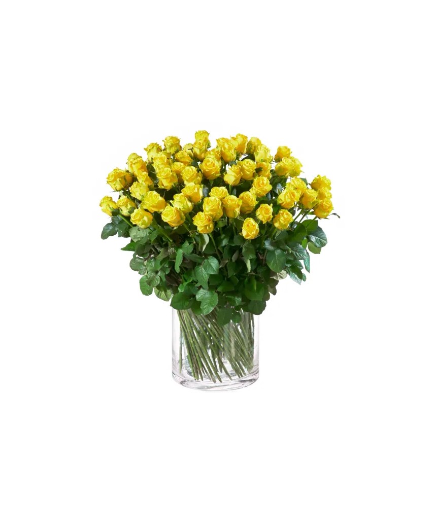 Rose Jaune à l'Unité - Macky Fleurs Lausanne