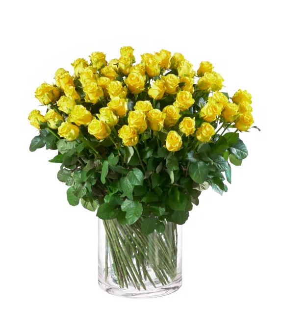Rose Jaune à l'Unité - Macky Fleurs Lausanne