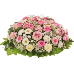 Douce étreinte - Coussin de deuil - Macky Fleurs Lausanne