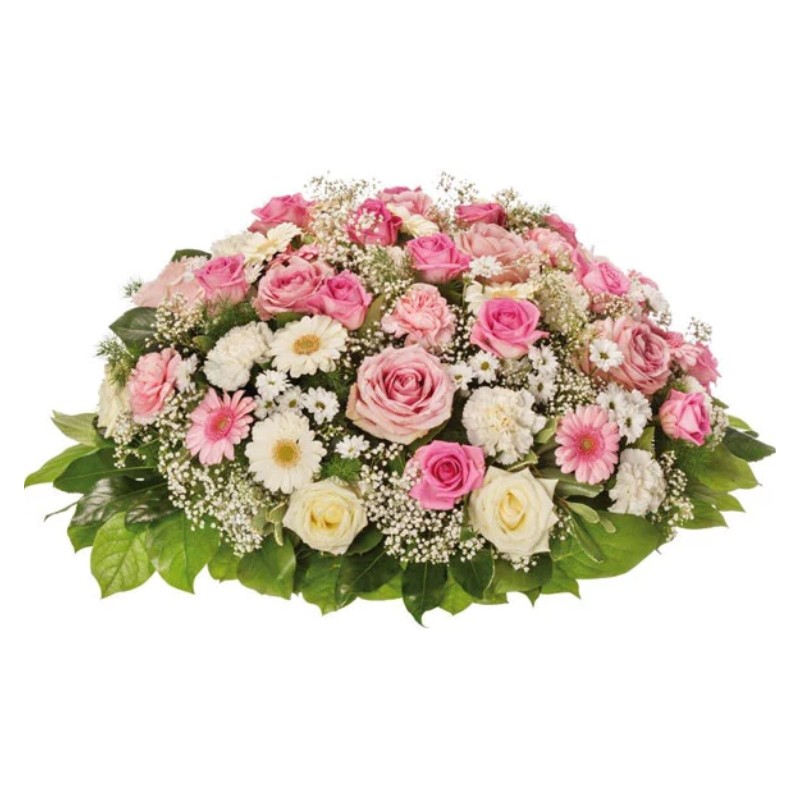 Douce étreinte - Coussin de deuil - Macky Fleurs Lausanne