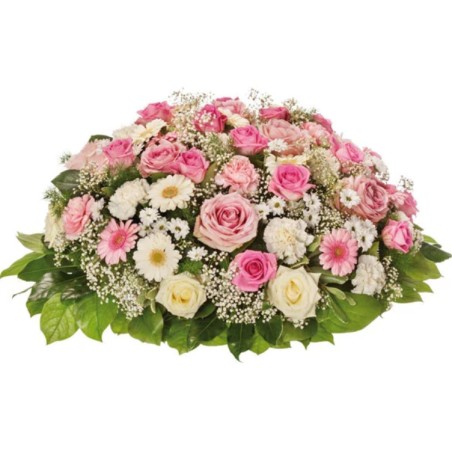 Douce étreinte - Coussin de deuil - Macky Fleurs Lausanne