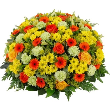 Douceur - Coussin de deuil coloré - Macky Fleurs - Lausanne