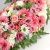 Tendresse - Couronne de Deuil pastel - Macky Fleurs Lausanne